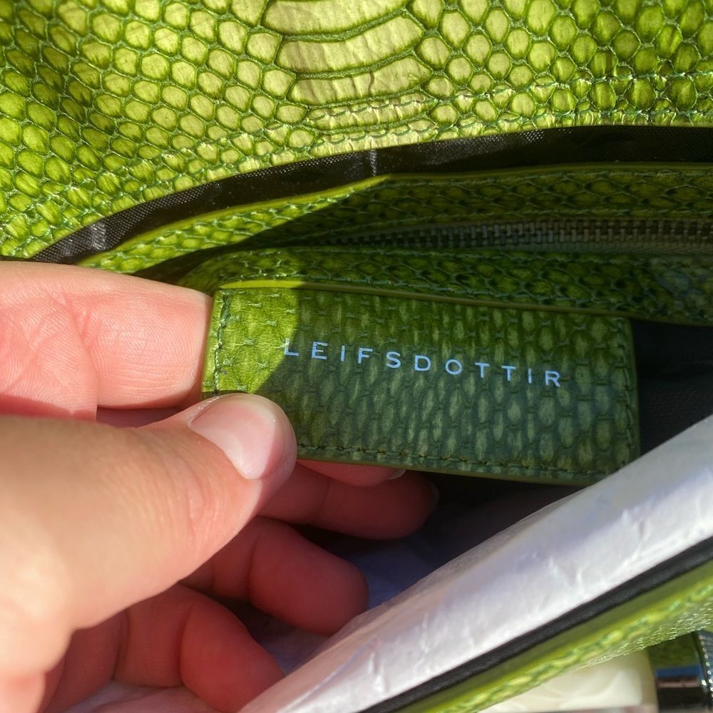 Anthropologie Leifsdottir Python Embossed Leather… - image 10